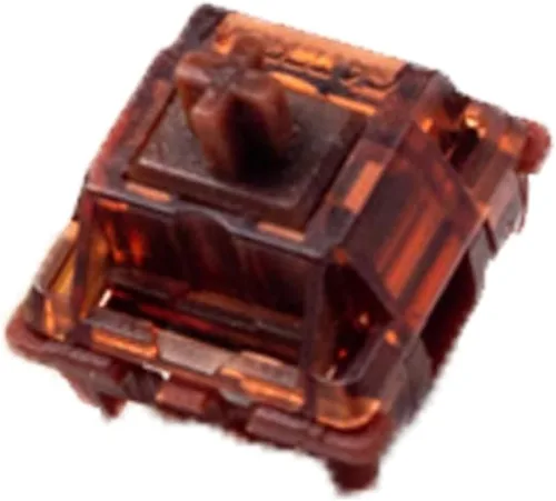 Vista 5 de Interruptores de teclado Gateron Phantom Blue Clicky, interruptores de tecla RGB LED de 60gf para teclado mecánico MX (Azul, 110PCS)