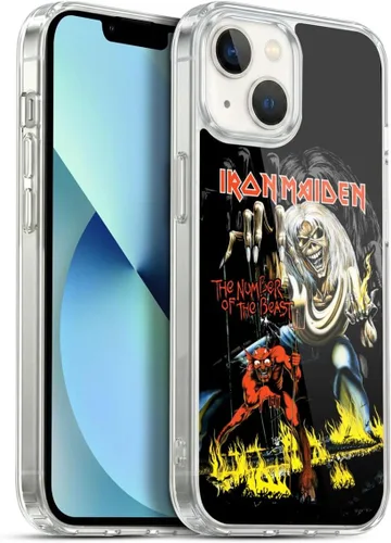 Vista 268 de Head Case Designs Funda de gel suave con licencia oficial de Iron Maiden Brave New World, compatible con Apple iPhone 7 Plus/iPhone 8 Plus Nuevo