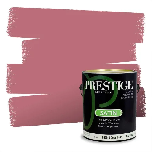 Vista 538 de Prestige Paints Pintura exterior e imprimación en uno, 1 galón, plano, coincidencia comparable de Valspar* Amber Rose*