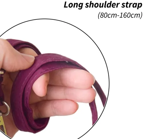 Vista 6 de WITERY Mini bolso cruzado para mujer, bolso de muñeca para teléfono celular, bolso de hombro para mujer, cartera de bolsillo múltiple para mujer