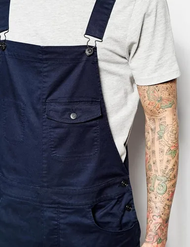 Vista 13 de Snoly Monos casuales de algodón para hombre con correas de hombro con pechera de camuflaje, pantalones largos