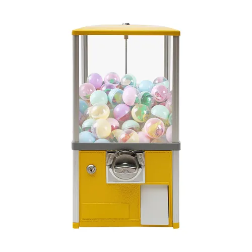 Vista 8 de Máquina expendedora operada con monedas de 25 centavos, máquina comercial de chicles, cápsula de juguete, máquina expendedora, máquina dispensadora