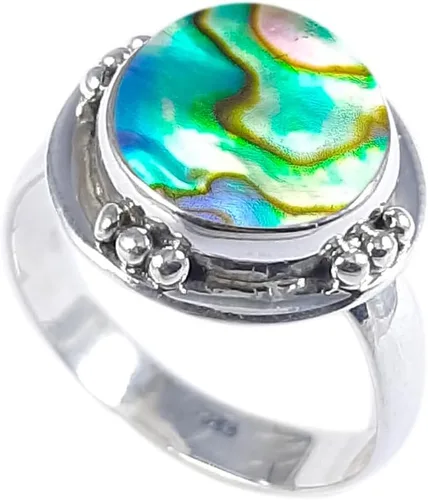 Vista 6 de Anillo de plata esterlina 925 para las mujeres joyas de piedras preciosas anillo joyería de moda para su venta Helloween (R-1369)
