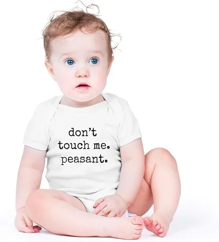 Vista 3 de listery Funny Romper Cute Novelty Infant Baby Bodysuit Funny Baby Onesie Pregnancy Announcements