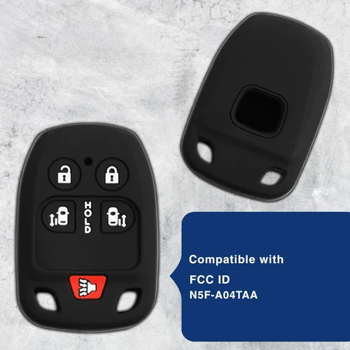 Vista 5 de KeyGuardz - Carcasa exterior de goma suave para Honda Odyssey 2011 - 2014 N5F-A04TAA