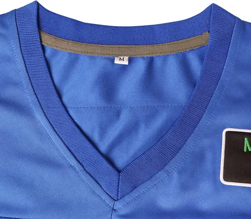 Vista 4 de MESOSPERO Al Bundy 33 Polk High - Camiseta de fútbol para hombre, camiseta deportiva azul 90S, ropa de hip hop S-3XL, 33 Al Blue