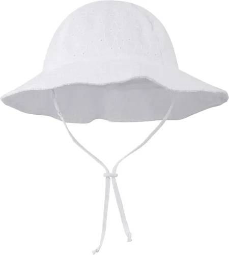 Vista 39 de SimpliKids Sombrero de sol para bebé de ala ancha con protección solar UPF 50+ UV Ray
