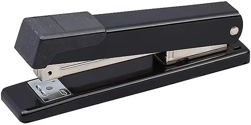 Vista 7 de Bostitch Office Grapadora clásica de escritorio de metal, capacidad para 20 hojas, doble engrapado, se abre para pegar, tira completa, negro