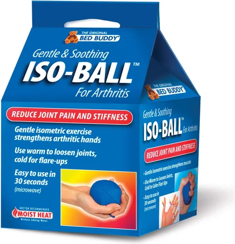 Vista 4 de Bed Buddy Pelota de estrés y entrenamiento de fuerza de agarre, juguete para aliviar el estrés y fortalecedor de agarre de mano, apto