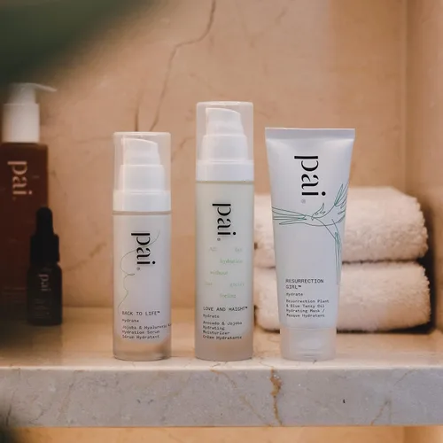 Vista 6 de PAI SKINCARE - Back To Life: Jojoba + Suero de hidratación orgánico de ácido hialurónico Cuidado de la piel natural, vegano y sensible
