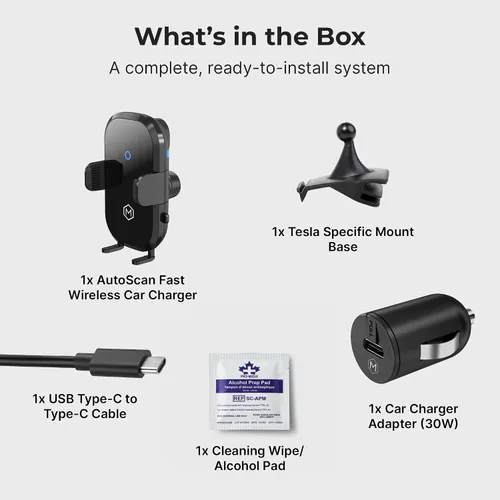 Vista 6 de Soporte inalámbrico para cargador de automóvil, escaneo automático y agarre automático, compatible con iPhone 14/15/16/17/Galaxy, teléfonos