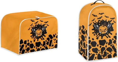 Vista 25 de Cubiertas para tostadoras de murciélagos de 2 rebanadas, protectores decorativos a prueba de polvo, cubiertas de tostadora, resistentes a