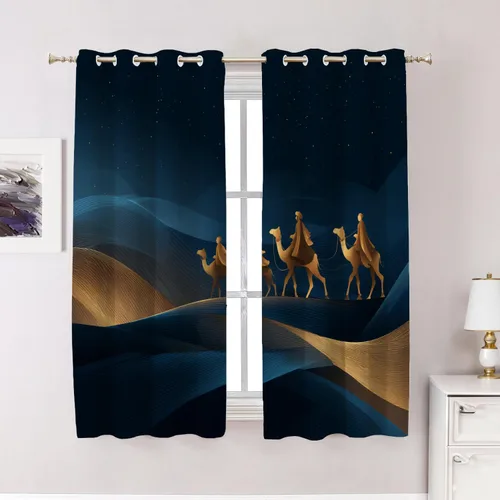 Vista 71 de Cortinas de cocina de hojas de arce otoñales para ventanas, hojas verdes y rojas sobre cenefas opacas negras, tratamientos de ventana de poliéster