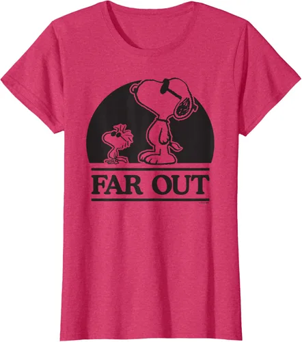 Vista 5 de Peanuts Woodstock 50th Anniversary Far Out Snoopy - Camiseta Blanco