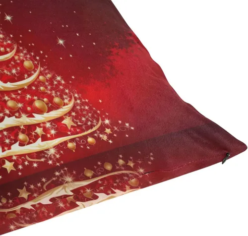 Vista 7 de Kigai Funda de cojín cuadrada decorativa para árbol de Navidad de 16 x 16 pulgadas, para sofá, dormitorio, hogar