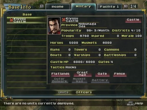 Vista 14 de Nobunaga's Ambition Iron Triangle - PlayStation 2