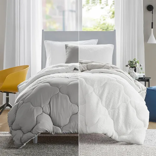 Vista 36 de Comfort Spaces Vixie Juego de Edredón Reversible - Cubierta Acolchada Geométrica Casual de Moda, Ropa de Cama Acogedora Alternativa de Plumón