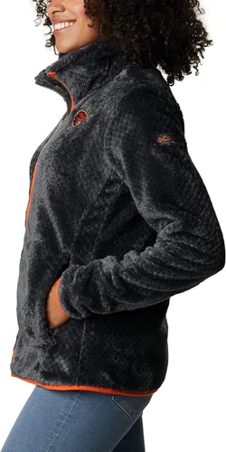 Vista 3 de Columbia Chaqueta de sherpa Collegiate Fire Side II con cierre completo para mujer