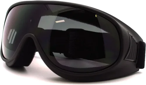 Vista 2 de Gafas de lente antivaho a prueba de roturas estrechas estilo retro Cafe Racer