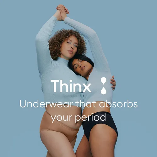 Vista 3 de THINX Ropa interior menstrual con capacidad para 4 tampones