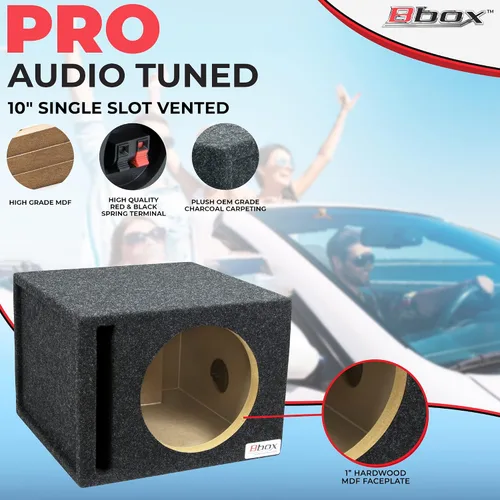 Vista 6 de Caja para parlante sellada Bbox, Ventilado de un agujero, Carbón