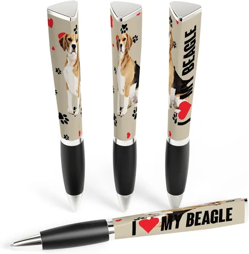Vista 18 de ANINKABOVE I Love my Aussie Dog - Bolígrafo de punta media, tinta negra, escritura suave, recargable, el mejor regalo para todas las ocasiones