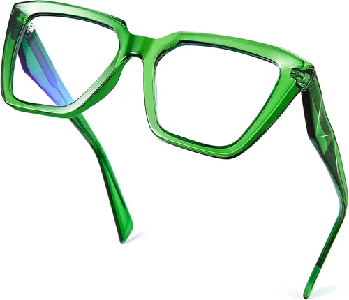 Vista 28 de Blue Light Blocking Glasses for Women Men Metal Round Frame Gris (Smoke Grey)