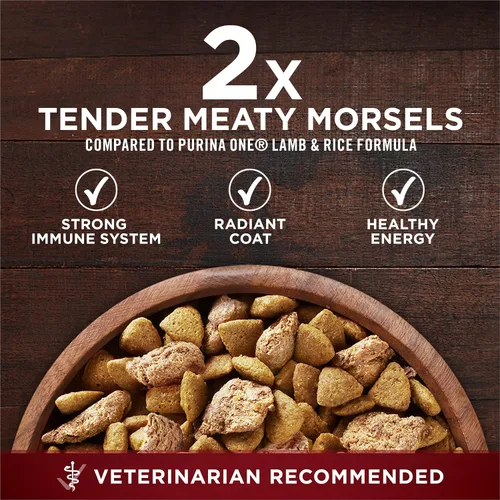 Vista 7 de Purina ONE True Instinct con una mezcla de pavo auténtico y venado, alimento para perros seco - Bolsa de 15 lb