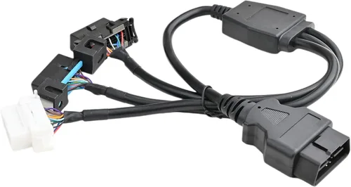 Vista 3 de 1.64 pies 19.7 in 1.64 pies OBD II OBD2 16 Pin macho divisor a 3 hembra Cable de extensión de diagnóstico del coche Adaptador de cable extensor