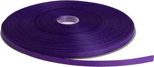 Vista 52 de Cinta de grogrén sólido de 100 yardas cada rollo, 100% poliéster (1/4", beige)