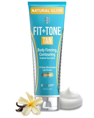 Vista 6 de SteelFit Loción corporal reafirmante - Crema para contornear y tensar la piel para el cuerpo - Removedor de celulitis firme y tonificante