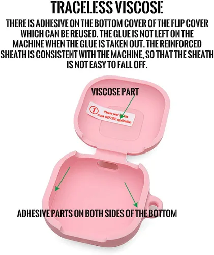 Vista 6 de Funda de silicona 3D con audífonos de frutas compatible con Samsung Galaxy Buds Live (2020), con bonitos accesorios para niños, adolescentes, niñas
