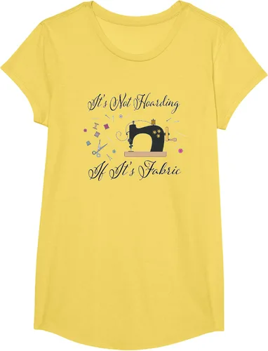 Vista 62 de It's Not Hoarding If Its - Camiseta de costura para acolchado, Blanco, S