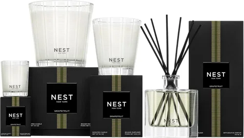 Vista 7 de NEST New York Vela clásica perfumada, pomelo, 8.1 onzas, tiempo de combustión de hasta 60 horas, recipiente de vidrio reutilizable