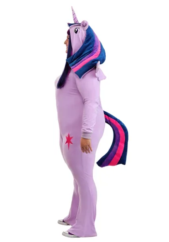 Vista 3 de Disfraz Plus Size de Twilight Sparkle de My Little Pony para Mujer Multicolor