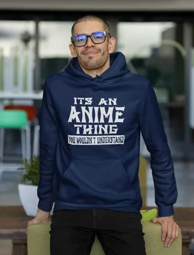 Vista 4 de Tstars Sudadera con capucha de anime para hombres y mujeres, sudadera unisex con capucha