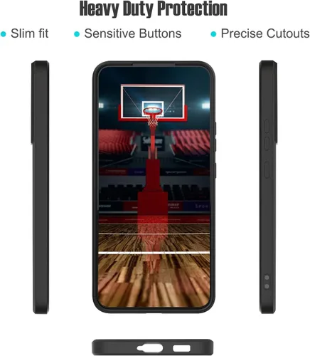 Vista 4 de Nombre y número personalizados – Atlanta Basketball Jersey – Funda de silicona líquida para Samsung Galaxy S26 S25 S24 S23 S22 S21 Plus S20 + Ultre