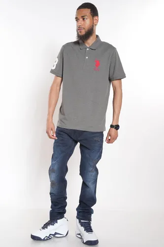 Vista 7 de U.S. Polo Assn. Polo de piqué sólido para hombre