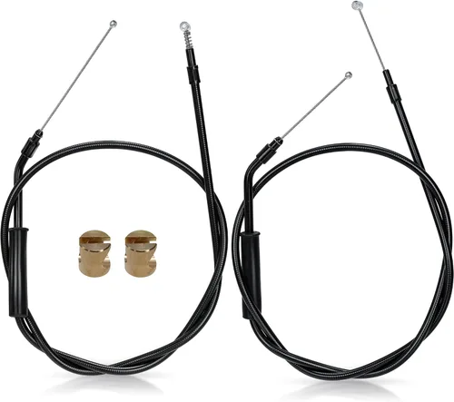 Vista 9 de MoKitDora Juego de cables de ralentí del acelerador de 39.35 pulgadas para Harley 2007-2010 Softail Custom Night Train Deuce FXSTB FXSTC FXSTD 12