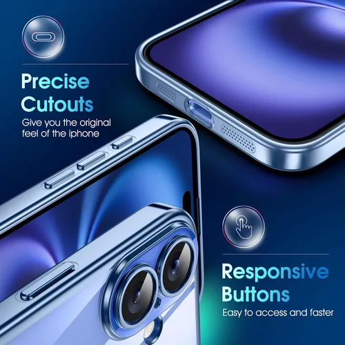 Vista 397 de Supdeal Funda cristalina transparente para iPhone 11, [No se amarillea] [Protección de la cámara] [Probado contra caídas de grado militar] Funda