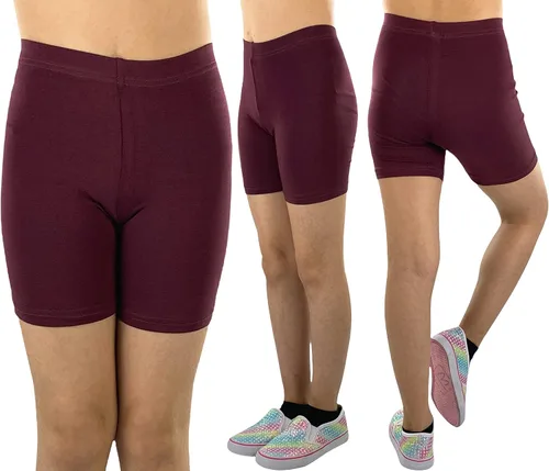 Vista 6 de ToBeInStyle Pantalones cortos de mezcla de algodón y elastano para niñas