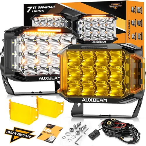 Vista 16 de Auxbeam V-Ultra Series - Luces LED de 3 pulgadas, luz de conducción Hyper Spot de 108 W 3.0 in (blanco)
