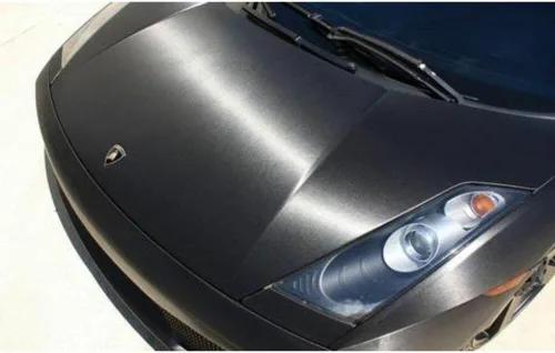 Vista 6 de Rollo de Envoltorio para Coche 3M 2080 Negro Metálico Cepillado BR212 (Muestra 3 x 5 pulgadas) Envoltorio de Vinilo Automotriz para Coches