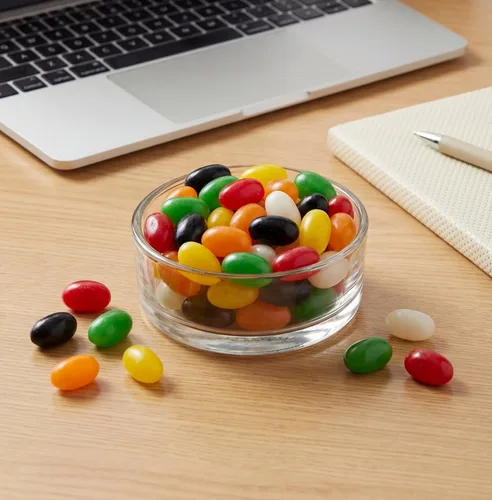 Vista 5 de Frijoles de gelatina especiados de 1 libra Jumbo extra grandes surtidos