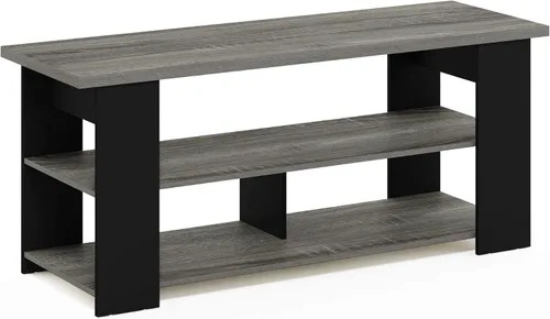 Vista 77 de Furinno 11191BK THE Centro de Entretenimiento Soporte para TV, Negro