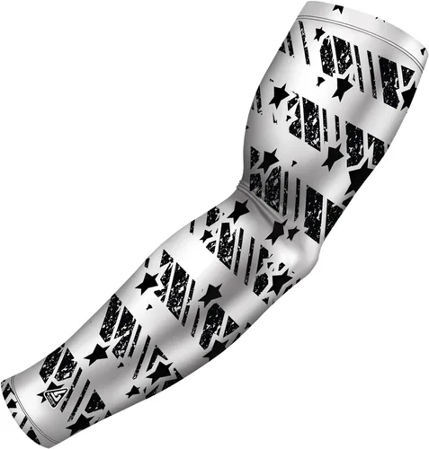 Vista 8 de B-Driven Sports Sleeve Pro-Fit - Manga Patriótica - Estados Unidos, Cuba, México, Israel, Canadá, Venezuela, Rep. Dominicana - Individual