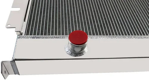 Vista 8 de Radiador de aluminio de 4 filas compatible con Ford F59 F250 F350 6.9L 7.3L V8 Diesel 1983-1996