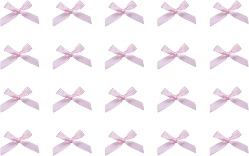 Vista 8 de Sowaka 50 lazos de satén con lazo, suministros de flores para regalo, envoltura, álbumes de recortes, decoración, costura, manualidades, Navidad