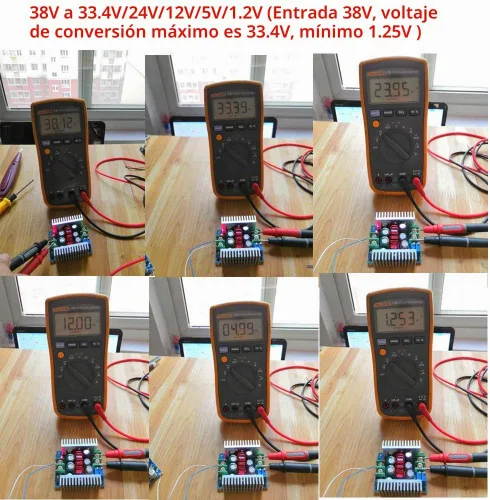 Vista 7 de Corriente constante CC CV DC 6-40V a 1.2-36V Buck Convertidor