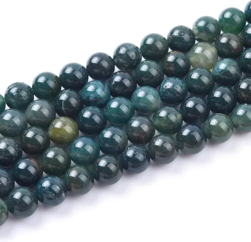 Vista 18 de Cuentas redondas africanas de turquesa natural de 4 mm para hacer joyas, piedras preciosas naturales, hebra semipreciosa, 15 pulgadas